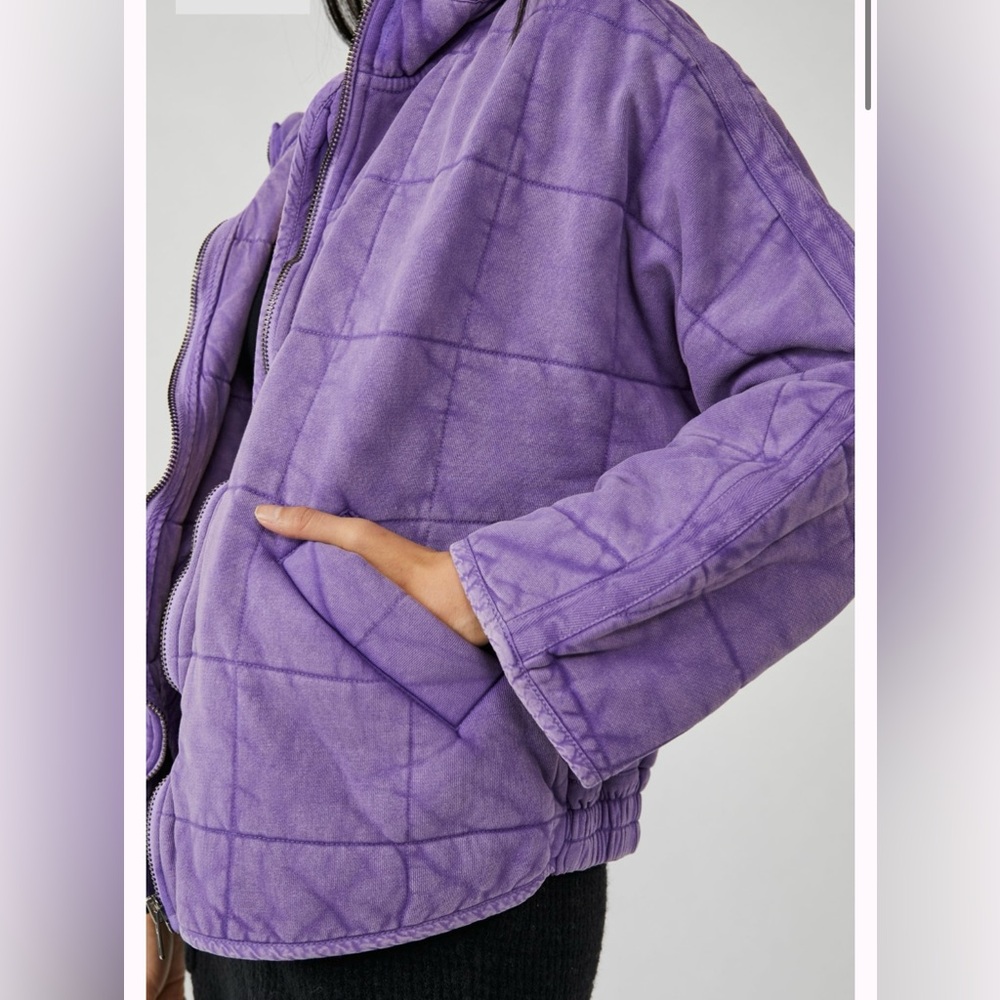 Free People Quilted Doleman Jacket Size Large - Picture 2 of 8